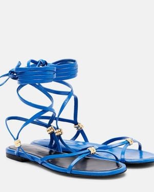 Proenza Schouler Coil Leather Sandals - Blue