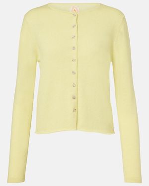 Jardin Des Orangers Cardigan Aus Baumwolle Und Kaschmir - Gelb