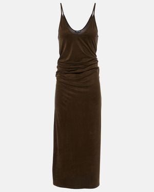 Tom Ford Maxikleid Aus Jersey - Braun