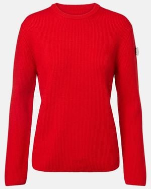 Moncler Genius Jil Sander Pullover Aus Schurwolle - Rot