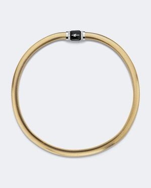 Nikos Koulis Feelings 18Kt And Necklace With Diamonds - Metallic