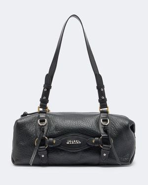 Isabel Marant Tilpa Mini Leather Shoulder Bag - Black