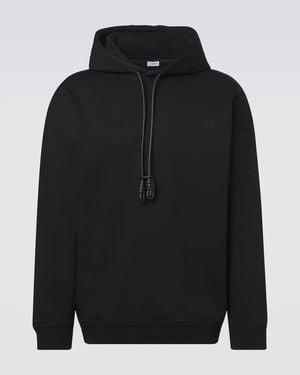 Loewe Hoodie Anagram Aus Baumwoll-Jersey - Schwarz
