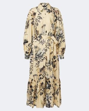 Etro Printed Maxi Dress - Metallic