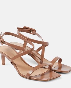 Gianvito Rossi Lindsay 55 Leather Sandals - Pink