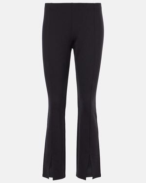 The Row Leggings Thilde De Punto Fino - Negro