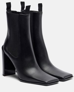 Alaïa 90 Leather Chelsea Boots - Black