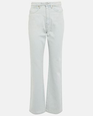 JOSEPH Fulham High-rise Straight Jeans - Grey