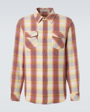 God's True Cashmere Rose Blume Cashmere Shirt With Sunstone - Pink