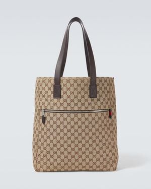 Gucci Gg Canvas Large Tote Bag - Natural