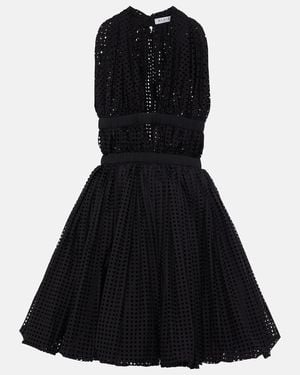 Alaïa Dresses Noir Cotton Polyester - Black