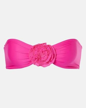SAME Rose Bandeau Bikini Top - Pink