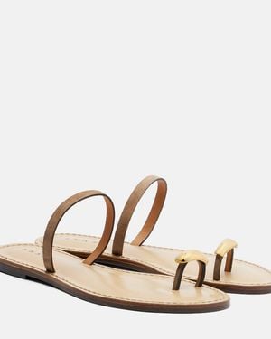 Amanu Kibera Suede Sandals - Brown