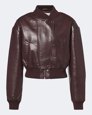 Citizens of Humanity Camille Leather Jacket - Brown