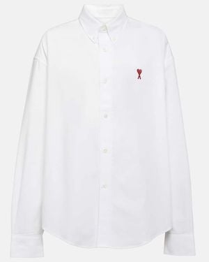 Ami Paris De Coeur Cotton Shirt - White