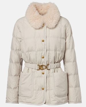 Moncler Cygnes Down Jacket - Natural