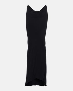 LAQUAN SMITH Low-Rise Midi Skirt - Black