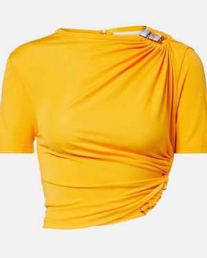 Christopher Esber T-Shirt Bezel Quartz Aus Jersey - Gelb