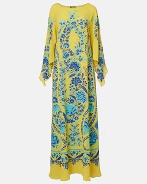 Etro Floral Maxi Dress - Green