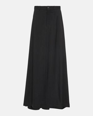 Balenciaga Hosenrock Hybrid Aus Wolle - Schwarz
