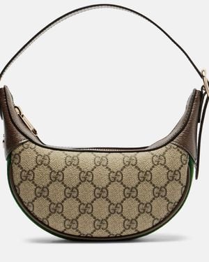 Gucci Sac À Épaule Ophidia Petit Format - Braun