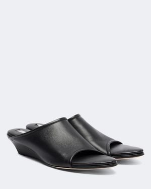Christen Mules Con Zeppa - Nero