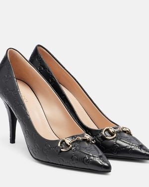 Gucci Court Shoes With Horsebit - Black