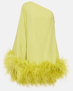 Taller Marmo Piccolo Ubud Crepe Cady Minidress - Yellow