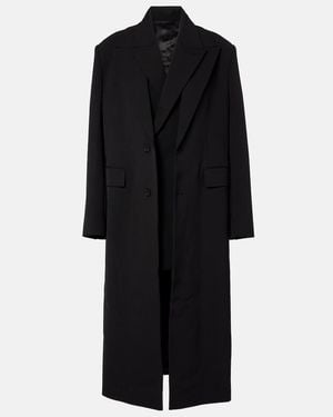 Jean Paul Gaultier Layered Coat - Black