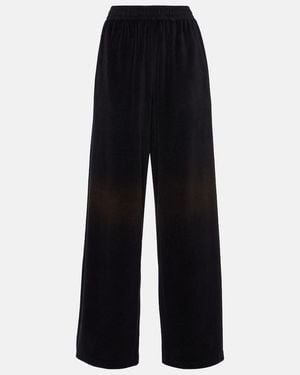 Acne Studios Cotton-Blend Track Trousers - Blue