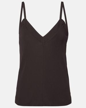 Jil Sander V-Neck Blouse - Black