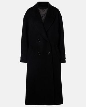 Isabel Marant Winry Wool And Cashmere Coat - Black