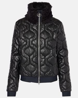 Toni Sailer Leonie Special Quilted Faux Leather Jacket - Black