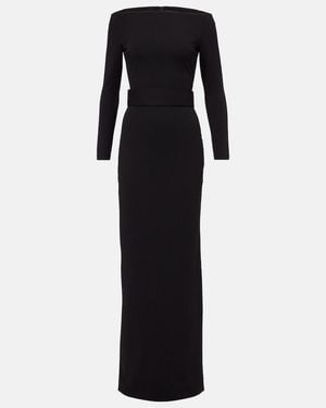Solace London Sabina Off-Shoulder Gown - Black