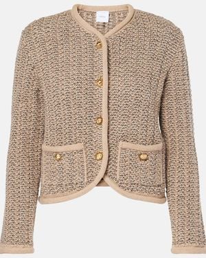 Patou Cardigan Aus Wolle Und Alpakawolle - Natur