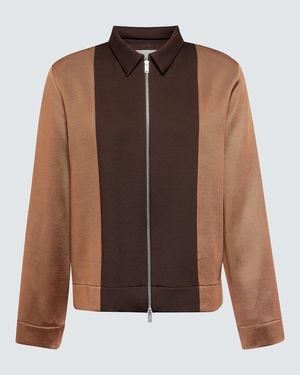 Jil Sander Colorblocked Jacket - Brown