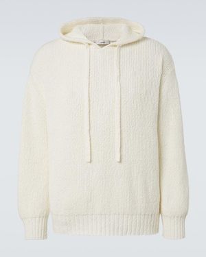 Commas Sudadera De Punto De Algodon - Blanco