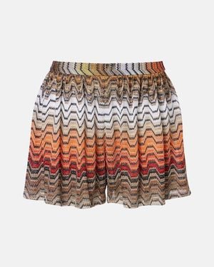 Missoni Wave Lame Miniskirt - Multicolour