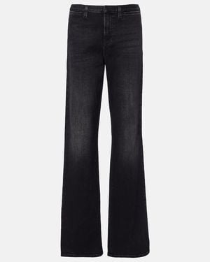 Gucci Web Stripe Straight Jeans - Blue