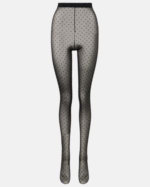 Wardrobe NYC Collant A Pois - Grigio