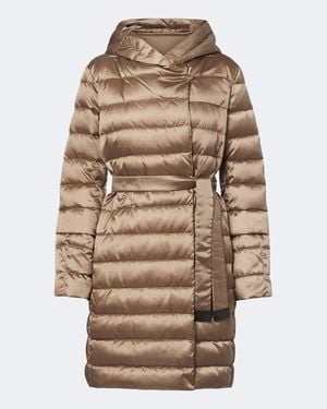 Max Mara The Cube Reversible Down Coat - Natural