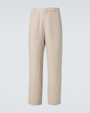 The Row Toril Linen-Blend Wide-Leg Trousers - Natural