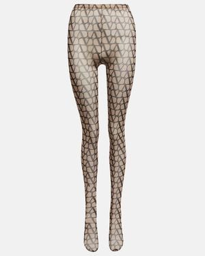 Valentino Collant Toile Iconographe - Grigio