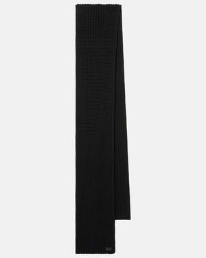 Saint Laurent Schal Aus Cashmere - Schwarz