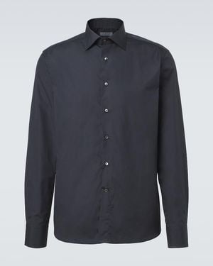 Canali Cotton Shirt - Blue