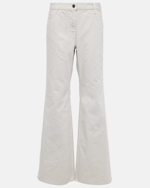 Magda Butrym High-Rise Flared Jeans - Grey