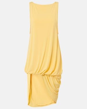Jacquemus Peplo Short Dress - Yellow