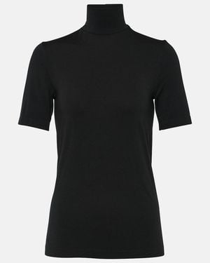 Wolford Aurora Turtleneck Top - Black