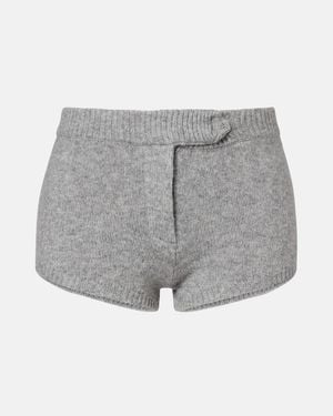 AYA MUSE Shorts Vita De Punto - Gris
