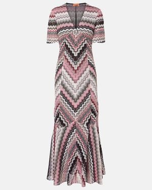 Missoni Maxi Dresses - Purple